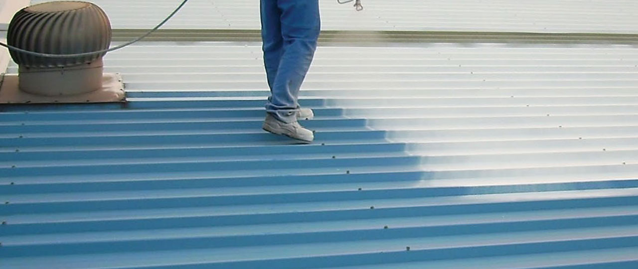 SNS Absolute Roofing new liquid coating for commercial roof in Toledo, OH